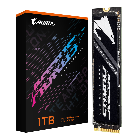SSD Gigabyte AORUS 7300, 1TB, NVMe, PCIe Gen4 SSD w/o Heatsink SSD Gigabyte AORUS 7300, 1TB, NVMe, PCIe Gen4 SSD w/o Heatsink