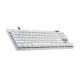 Геймърска механична клавиатура Logitech G Pro X Rapid TKL - White, magnetic-analog switch