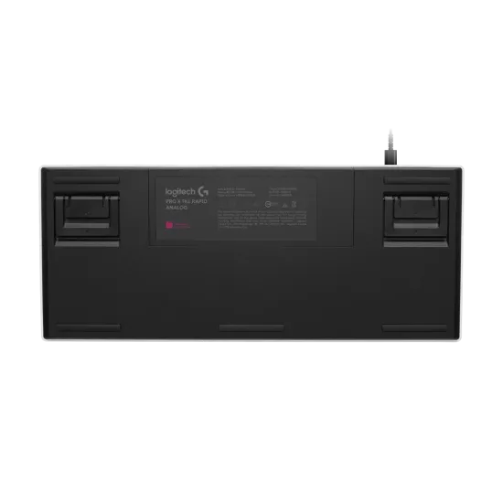 Геймърска механична клавиатура Logitech G Pro X Rapid TKL - White, magnetic-analog switch