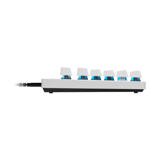 Геймърска механична клавиатура Logitech G Pro X Rapid TKL - White, magnetic-analog switch