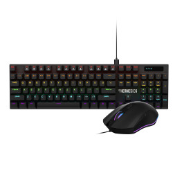 Gamdias геймърски комплект Gaming COMBO - HERMES E6 2-in-1 Combo - Mechanical Keyboard + Mouse