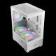 Gamdias кутия Case mATX - AURA GC9M White - 3 x 120 mm A-RGB, Tempered Glass