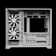 Gamdias кутия Case mATX - AURA GC10M White - 3 x 120 mm A-RGB, Tempered Glass