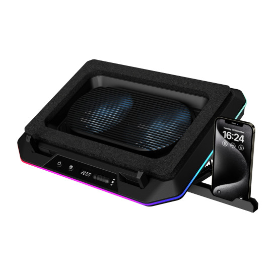 Gamdias Охладител за лаптоп Gaming Notebook Cooler 19 Gamdias Охладител за лаптоп Gaming Notebook Cooler 19