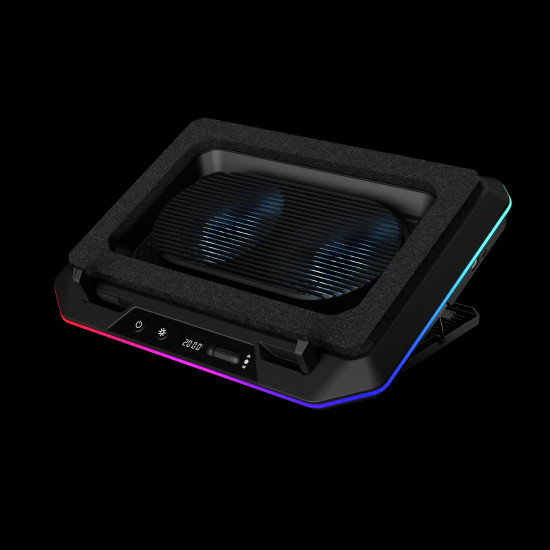 Gamdias Охладител за лаптоп Gaming Notebook Cooler 19 Gamdias Охладител за лаптоп Gaming Notebook Cooler 19