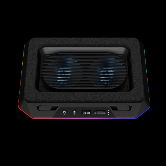 Gamdias Охладител за лаптоп Gaming Notebook Cooler 19 Gamdias Охладител за лаптоп Gaming Notebook Cooler 19