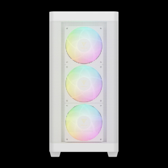 Gamdias кутия Case E-ATX - ATHENA M3 White - USB-C, 4 x 120 mm A-RGB, Mesh, Tempered Glass