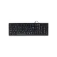 Клавиатура на Руски, A4tech KR92, USB, Черна, кирилизирана на Руски