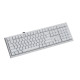 Ducky професионална геймърска механична клавиатура Professional Gaming Mechanical Keyboard One X Wireless White - Ducky AI Switches [Linear], Bluetooth, 2.4