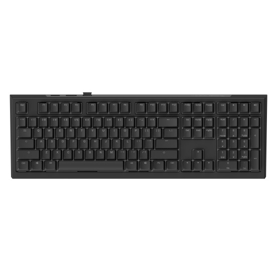 Ducky професионална геймърска механична клавиатура Professional Gaming Mechanical Keyboard One X Wireless Black - Ducky AI Switches [Linear], Bluetooth, 2.4