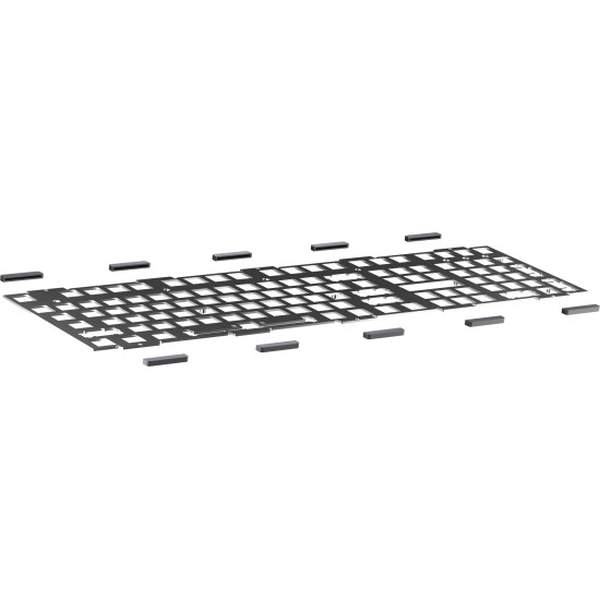 Ducky професионална геймърска механична клавиатура Professional Gaming Mechanical Keyboard One X Wireless Black - Ducky AI Switches [Linear], Bluetooth, 2.4