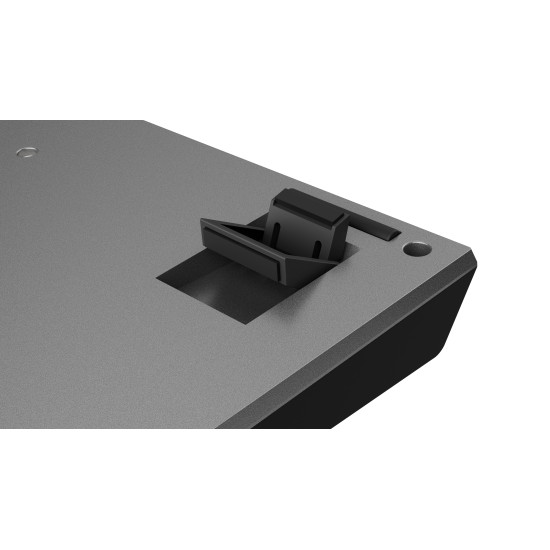 Ducky професионална геймърска механична клавиатура Professional Gaming Mechanical Keyboard One X Wireless Black - Ducky AI Switches [Linear], Bluetooth, 2.4