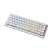 Ducky професионална геймърска механична клавиатура Professional Gaming Mechanical Keyboard One X Mini Wireless White - Ducky AI Switches [Linear], Bluetooth