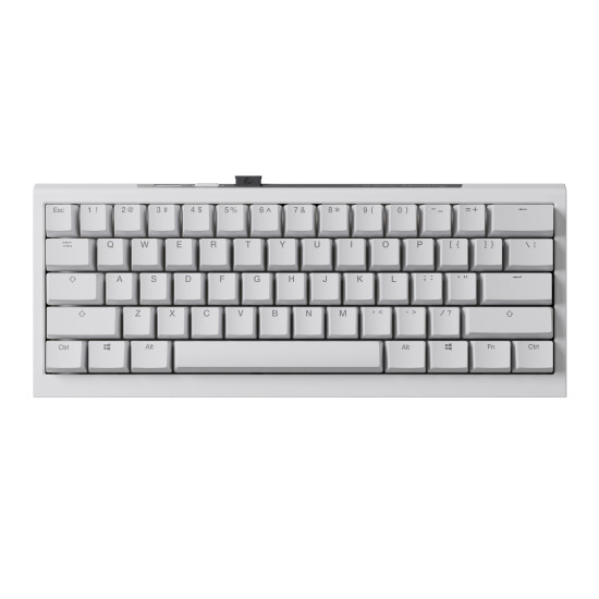 Ducky професионална геймърска механична клавиатура Professional Gaming Mechanical Keyboard One X Mini Wireless White - Ducky AI Switches [Linear], Bluetooth