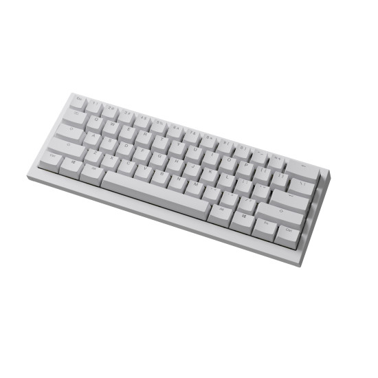 Ducky професионална геймърска механична клавиатура Professional Gaming Mechanical Keyboard One X Mini Wireless White - Ducky AI Switches [Linear], Bluetooth
