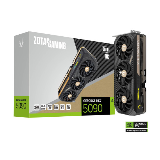 Graphic card ZOTAC GAMING RTX 5090 SOLID OC 32GB GDDR7 Graphic card ZOTAC GAMING RTX 5090 SOLID OC 32GB GDDR7