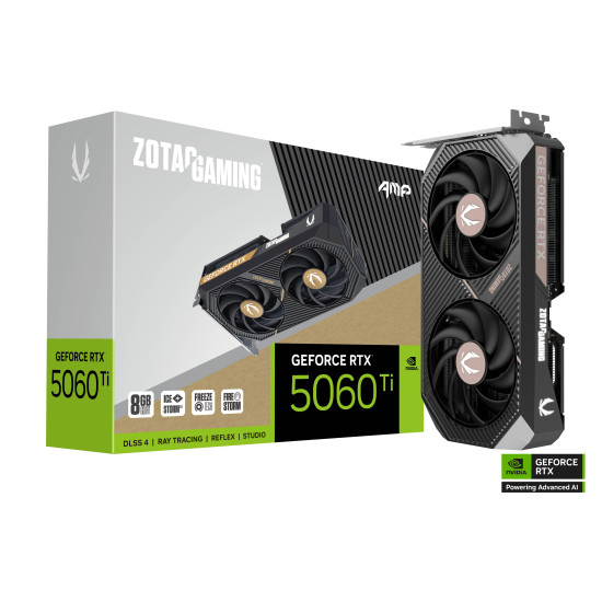 Видео карта ZOTAC GAMING RTX 5060 TI AMP 8GB GDDR7 Видео карта ZOTAC GAMING RTX 5060 TI AMP 8GB GDDR7