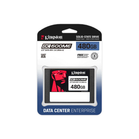 SSD Kingston DC600M SATA Enterprise 480GB - AES 256 bit SSD Kingston DC600M SATA Enterprise 480GB - AES 256 bit
