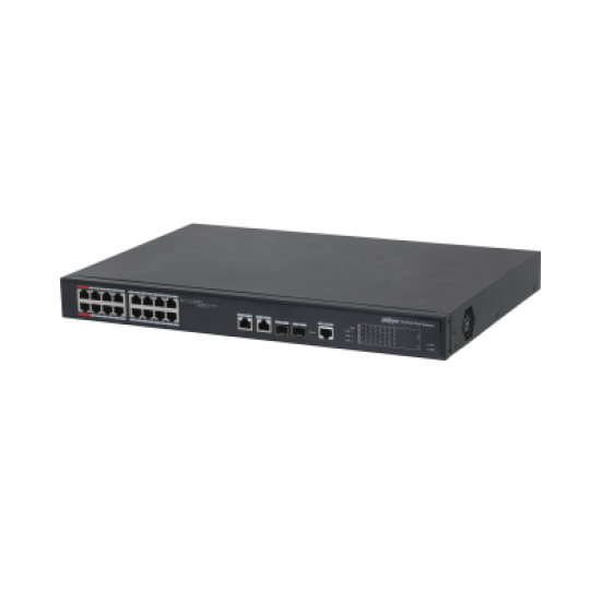 Switch Dahua PFS4218-16ET-240, 16 ports, managed, PoE, Gigabit Switch Dahua PFS4218-16ET-240, 16 ports, managed, PoE, Gigabit