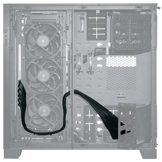 Lian Li PW-PCIV-4-90X PCIe 4.0 Riser Cable - 900mm, black