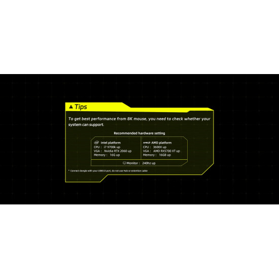 Scyrox професионална геймърска мишка V8 Yellow - Wireless Gaming Mouse - 8K Polling Rate Scyrox професионална геймърска мишка V8 Yellow - Wireless Gaming Mouse - 8K Polling Rate