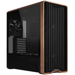 Кутия Lian-Li LANCOOL 217 Mid-Tower, Tempered Glass, Wood-Black