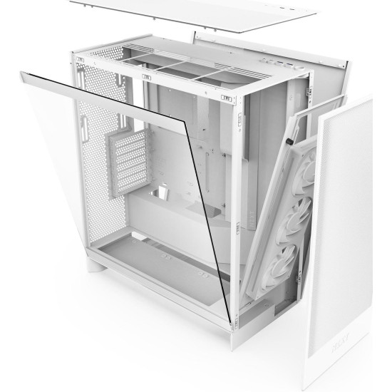 Кутия NZXT H7 Flow RGB 2024 Edition - White