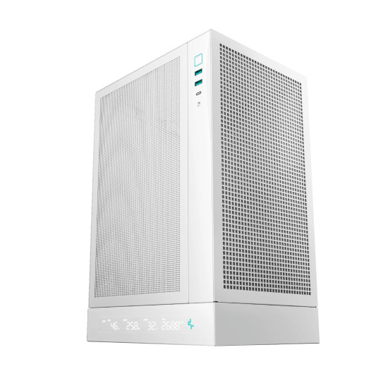 DeepCool кутия Case mini-ITX - CH170 DIGITAL White DeepCool кутия Case mini-ITX - CH170 DIGITAL White