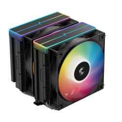 DeepCool охладител CPU Cooler AG620 BK - Addressable RGB V2, Dual-Tower - LGA1851/AM5 DeepCool охладител CPU Cooler AG620 BK - Addressable RGB V2, Dual-Tower - LGA1851/AM5