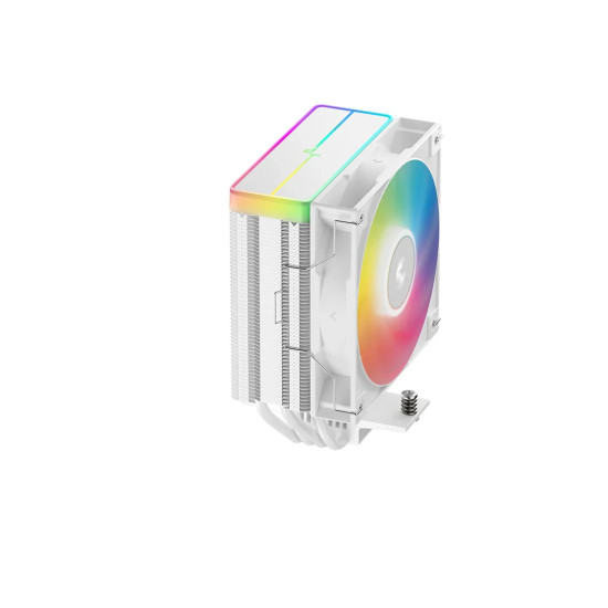 DeepCool охладител CPU Cooler AG400 White - Addressable RGB V2 - LGA1851/AM5
