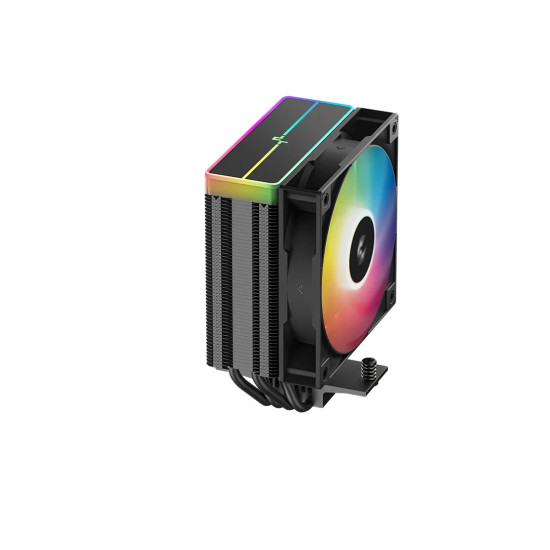 DeepCool охладител CPU Cooler AG400 Black - Addressable RGB V2 - LGA1851/AM5 DeepCool охладител CPU Cooler AG400 Black - Addressable RGB V2 - LGA1851/AM5