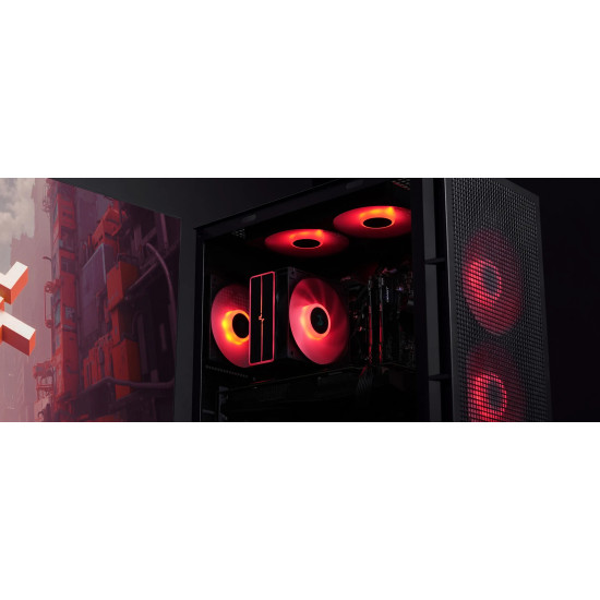 DeepCool охладител CPU Cooler AG400 Black - Addressable RGB V2 - LGA1851/AM5 DeepCool охладител CPU Cooler AG400 Black - Addressable RGB V2 - LGA1851/AM5