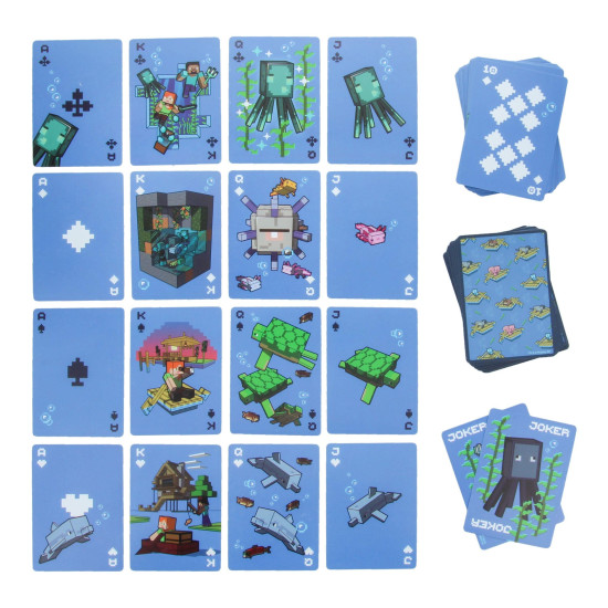 Paladone: Minecraft - Waterproof Playing Cards Paladone: Minecraft - Waterproof Playing Cards