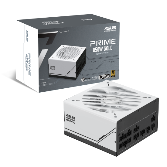 Захранващ блок ASUS PRIME 850W, 80+ Gold PCIe 5.1, Fully Modular