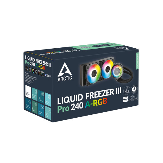 CPU Cooler Arctic Liquid Freezer III Pro 240 A-RGB - Black CPU Cooler Arctic Liquid Freezer III Pro 240 A-RGB - Black