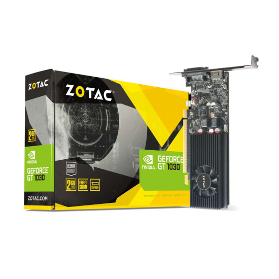 Видео карта ZOTAC GeForce GT 1030 2GB GDDR5 Low Profile Видео карта ZOTAC GeForce GT 1030 2GB GDDR5 Low Profile