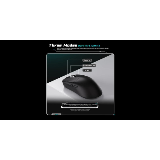 VXE професионална геймърска мишка Wireless Gaming Mouse Dragonfly R1 Pro Max 1K (4K compatible) - Kailh White Blade Switches, Yellow