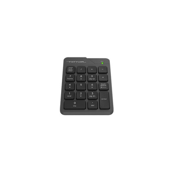 A4tech Digital Wireless 2.4Ghz Keyboard FGK21C, black, LiIon battery, USB-C charging