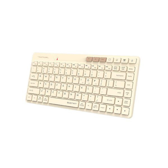 A4tech FBK26C AS Cafe Latte Fstyler безжичнa мини тиха клавиатура, Multi-mode, кирилизирана
