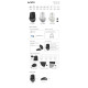 A4tech FB45CS Air'2 Stone grey безжичнa мишка, Dual mode, до 2000 dpi, черна