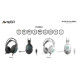 А4tech Fstyler FH300U Headphones with microphone USB, Noise Cancelling, WHITE А4tech Fstyler FH300U Headphones with microphone USB, Noise Cancelling, WHITE