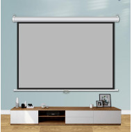 Estillo Wall screen 240x240 cm, white, black frame, 11kg Estillo Wall screen 240x240 cm, white, black frame, 11kg