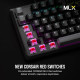 Геймърска механична клавиатура CORSAIR K70 Core RGB Corsair Linear Red Switch - Carbon Gray