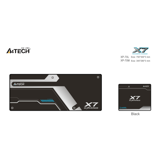 A4Tech X6 Геймърски пад за мишка XP-70L, размер, 750 x 300 x 3mm