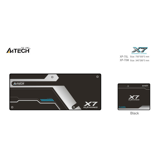 A4Tech X6 Геймърски пад за мишка XP-70L, размер, 750 x 300 x 3mm