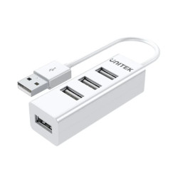 Unitek хъб USB 2.0 HUB 4 port White - Y-2146 Unitek хъб USB 2.0 HUB 4 port White - Y-2146