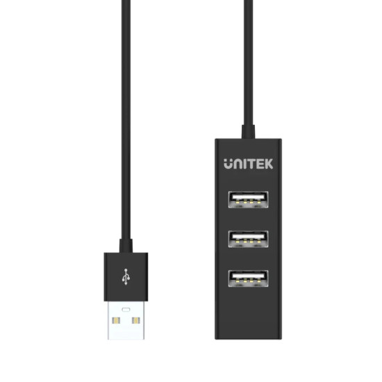 Unitek хъб USB 2.0 HUB 4 port - Y-2140