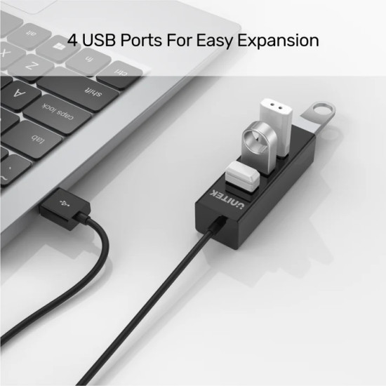Unitek хъб USB 2.0 HUB 4 port - Y-2140