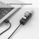 Unitek хъб USB 2.0 HUB 4 port - Y-2140