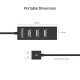 Unitek хъб USB 2.0 HUB 4 port - Y-2140